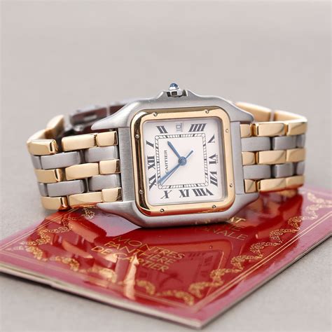 buy cartier watch second hand|pre owned cartier panthere watches.